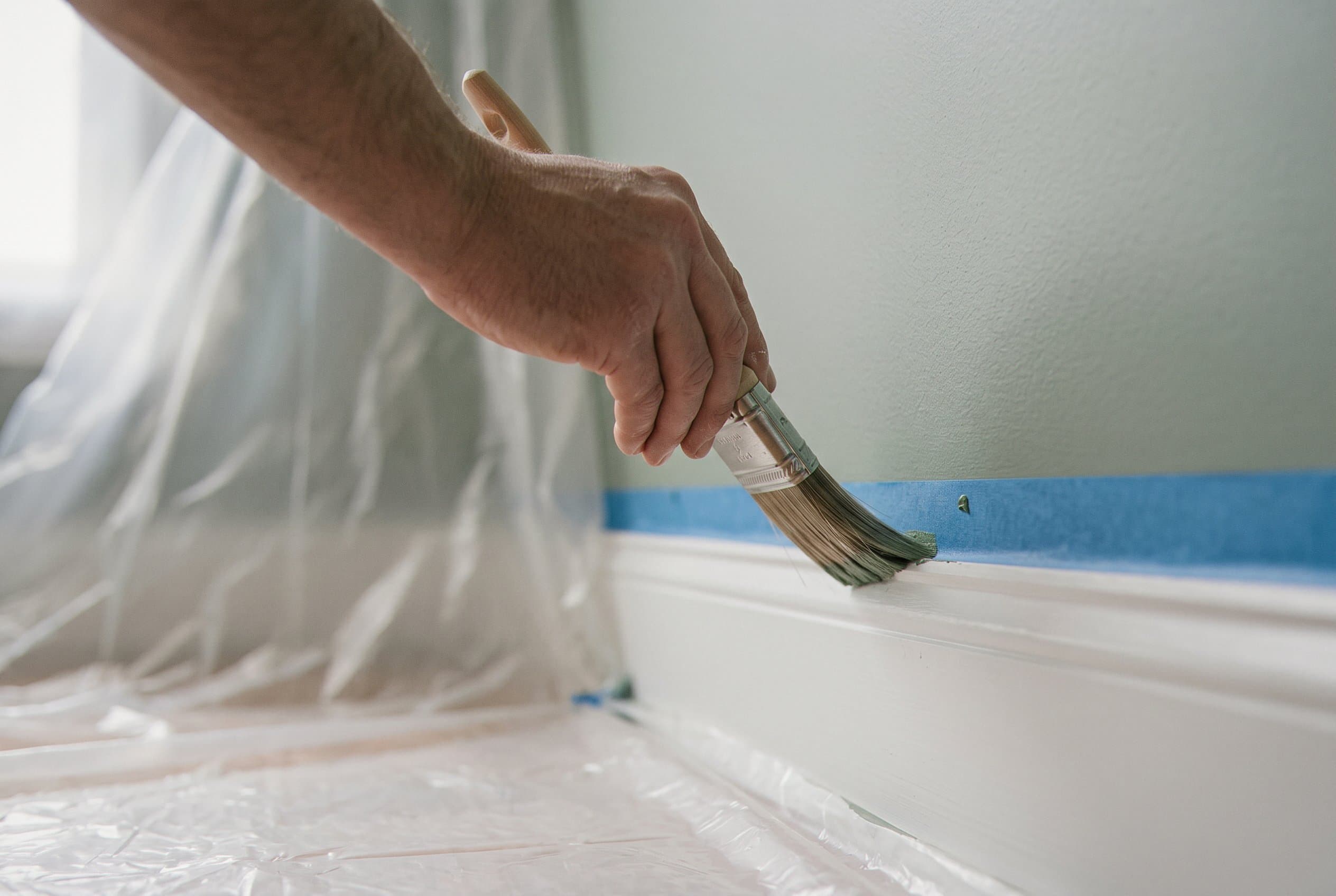 Damaged framing and insulation